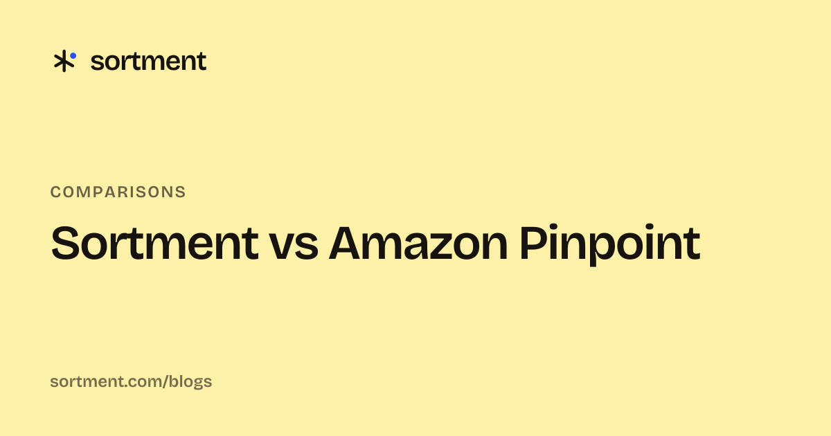 Sortment vs Amazon Pinpoint